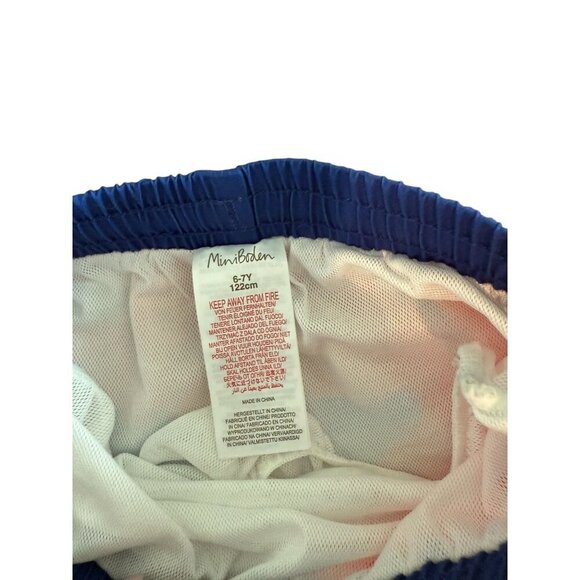 Mini Boden Boys Red Swim Shorts With Stingray Print 6-7 years - Picture 3 of 3